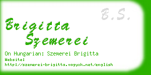 brigitta szemerei business card